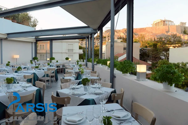 رستوران تودورهال در هتل جورج یونان 
